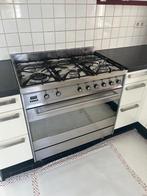 SMEG gasfornuis en oven - 6 pits, RVS, Witgoed en Apparatuur, Fornuizen, Ophalen, Gebruikt, 60 cm of meer, Hete lucht