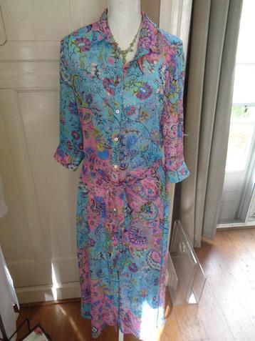 Norah lange blouse/jurk: mt 40 (voile stof) beschikbaar voor biedingen