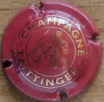 Champagnecapsule TAITTINGER bordeaux & lichtgoud nr. 85, Ophalen of Verzenden, Nieuw, Frankrijk, Champagne
