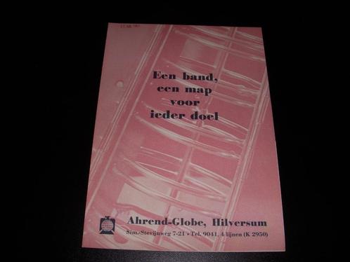 Bijzondere folder Ahrend-Globe Hilversum 1954, fotomontage, Boeken, Catalogussen en Folders, Gelezen, Folder, Ophalen of Verzenden