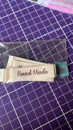 10 Handmade labels, Ophalen of Verzenden, Nieuw, Lint, Band of Elastiek
