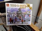 kerstpuzzel, Hobby en Vrije tijd, Ophalen of Verzenden, 500 t/m 1500 stukjes, Zo goed als nieuw, Legpuzzel