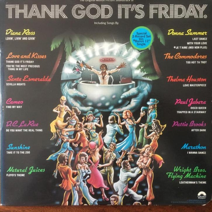 Thank God It's Friday - Original Soundtrack (2-LP), Cd's en Dvd's, Vinyl | Filmmuziek en Soundtracks, Gebruikt, Overige formaten