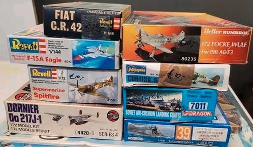 Modelbouw bouwdozen Airfix Revell Heller Dragon Hasegawa, Hobby en Vrije tijd, Modelbouw | Vliegtuigen en Helikopters, Nieuw, 1:72 tot 1:144