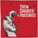 Them Crooked Vultures stoffen opstrijk patch embleem, Ophalen of Verzenden, Nieuw, Kleding