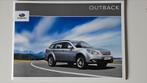 Subaru Outback brochure MY11, Ophalen of Verzenden, Zo goed als nieuw, Overige merken