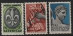 293 - 95 ONGEBRUIKT ( Wereld Jamboree 1937 ), Postzegels en Munten, Postzegels | Nederland, Verzenden, T/m 1940, Postfris