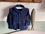 Blouse Imps & Elfs blauw/ grijs mt 86, Ophalen of Verzenden, Zo goed als nieuw, Imps & Elfs, Overhemdje of Bloesje