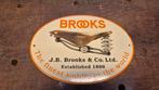 Vintage emaille reclamebord Brooks, Antiek en Kunst, Antiek | Emaille, Ophalen of Verzenden