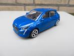Majorette Peugeot 208 blauw, Ophalen of Verzenden, Nieuw, Auto