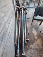 9 Bouwstempels / Schoorpalen - Verschillende Hoogtes, Doe-het-zelf en Verbouw, Steigers, Ophalen, Gebruikt, Overige typen, 2 tot 5 meter