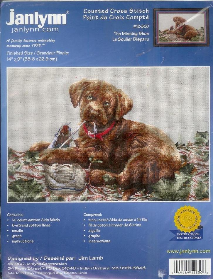 Cado janlynn borduurpakket the missing shoe  laatste, Hobby en Vrije tijd, Borduren en Borduurmachines, Nieuw, Borduurpakket, Handborduren