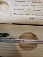 Wijn thermometertje in kistje, Ophalen of Verzenden, 'T Olde Gre-j, Info@toldegrej.nl, Endepoelstraat 20f Didam