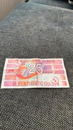 25 gulden 1989 roodborstje gebruikt biljet, Los biljet, Ophalen of Verzenden, 25 gulden