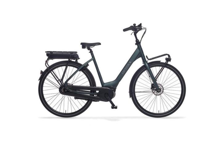 CORTINA E-Common Dames Dark Green Metallic Matt 50cm 2023, Fietsen en Brommers, Elektrische fietsen, Nieuw, Cortina, 47 tot 51 cm