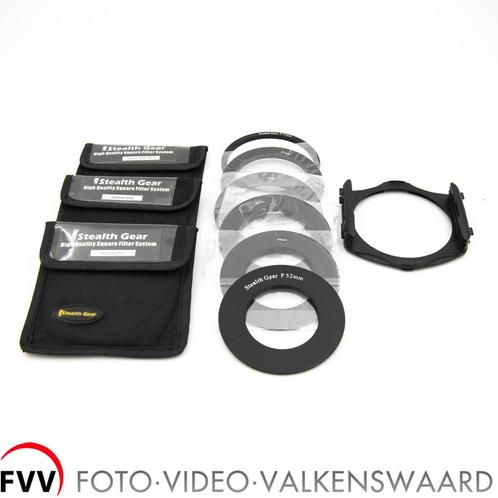 Stealthe Care filters + houder + 6 ringen maat 52 t/m 77 mm, Audio, Tv en Foto, Fotografie | Filters, Zo goed als nieuw, Overige typen