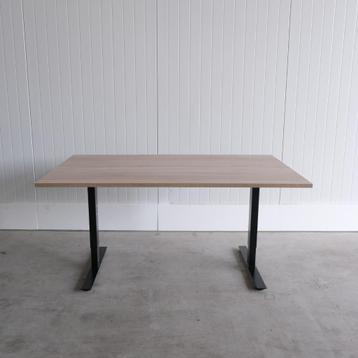 Restpartij - Vergadertafel - 160x100cm - Midden eiken blad beschikbaar voor biedingen