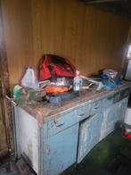 Goede werkbank met 2 bankschroeven, Doe-het-zelf en Verbouw, Werkbanken, Ophalen, Gebruikt