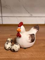Decoratieve Kip met Eitjes, Ophalen of Verzenden, Zo goed als nieuw, Overige materialen, Dierenbeeld