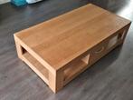 Lichteiken salontafel, Huis en Inrichting, Tafels | Salontafels, Ophalen, 100 tot 150 cm, Eikenhout, 50 tot 100 cm