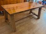 Eettafel Boomstam Hout Massief Epoxy, Huis en Inrichting, Ophalen, Gebruikt, 50 tot 100 cm, Vijf personen of meer
