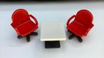 Playmobil stoelen met tafel meubels inrichting huis, Ophalen, Zo goed als nieuw, Los playmobil