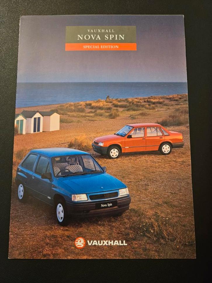 Brochure Vauxhall Nova Spin 1992, Boeken, Auto's | Boeken, Zo goed als nieuw, Overige merken, Ophalen of Verzenden