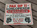 Tekstbord Schnauzer, Huis en Inrichting, Woonaccessoires | Tekstborden en Spreuken, Ophalen of Verzenden, Gebruikt