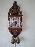 Delfts Blauwe Wandklok met Gewichten, Antiek en Kunst, Ophalen