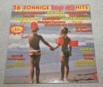 16 Zonnige Top 40 Hits LP, Cd's en Dvd's, Vinyl | Verzamelalbums, Pop, Gebruikt, Ophalen of Verzenden, 12 inch