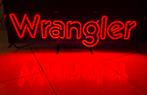 Vintage neon lichtreclame Wrangler jeans, Ophalen, Zo goed als nieuw, Lichtbak of (neon) lamp