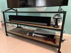Tv meubel / open kast op wieltjes, Ophalen, Gebruikt, 100 tot 150 cm, Minder dan 100 cm