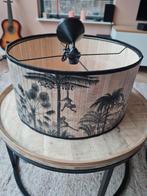 Jungle lamp van bamboe., Huis en Inrichting, Lampen | Lampenkappen, Ophalen, Beige, 25 tot 50 cm, Bamboe