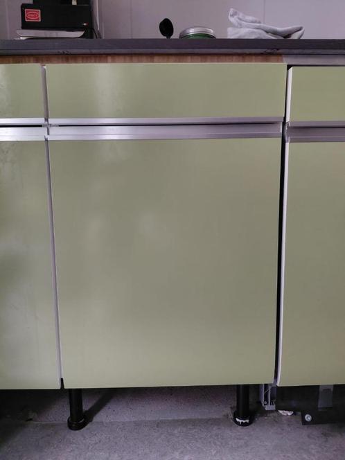 originele vintage jaren-70-keuken (frontjes), Huis en Inrichting, Keuken | Keukenelementen, Gebruikt, Minder dan 100 cm, 200 cm of meer