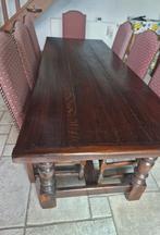 Tafel met 8 stoelen, Ophalen, Zo goed als nieuw
