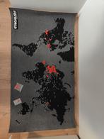 Pinworld map wereldkaart 125 cm bij 68, Ophalen of Verzenden, Zo goed als nieuw
