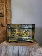 Vintage Metaal Jardinière, Ophalen of Verzenden
