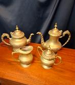 Vintage Bronzen/Messing Koffie & Thee stel, Antiek en Kunst, Ophalen of Verzenden