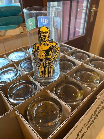 17 Star Wars C3PO Glazen - Vintage Pepsi Cola beschikbaar voor biedingen