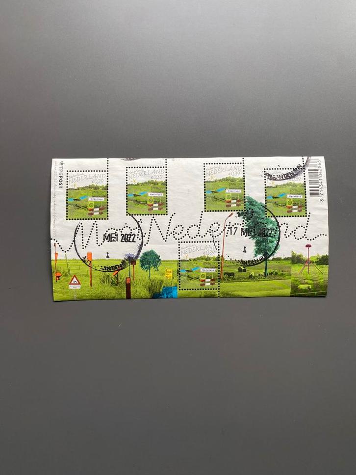 Mooi Nederland februari 2005 postzegel vel, Postzegels en Munten, Postzegels | Nederland, Gestempeld, Na 1940, Ophalen of Verzenden