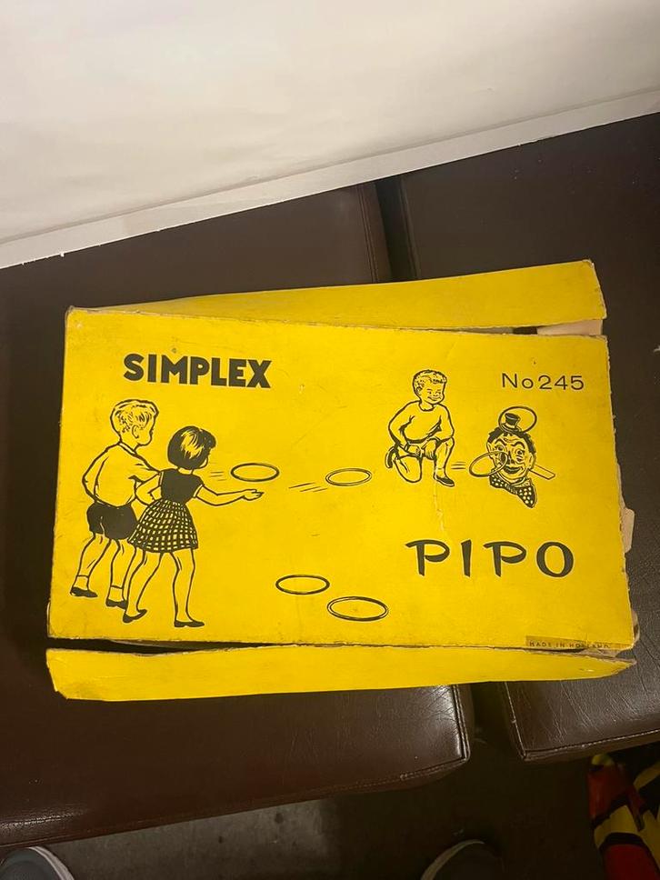 Vintage Pipo de Clown spel ringen gooien Simplex, Antiek en Kunst, Antiek | Speelgoed, Ophalen of Verzenden