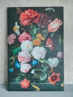 Canvas Schilderij Bloemen 100x150 cm - Goede Staat, Ophalen of Verzenden