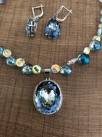 Lavendel blauw kristal ketting, Blauw, Nieuw, Ophalen of Verzenden, Steen of Mineraal