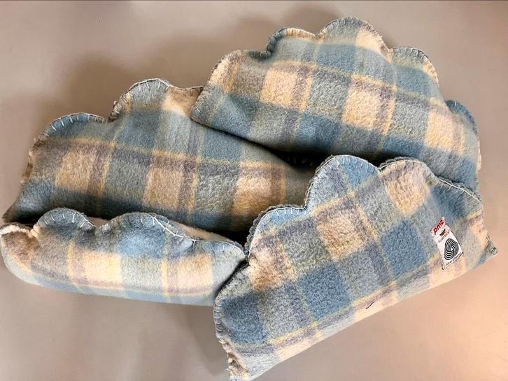 Kussens van Scheerwol Handgemaakt, Huis en Inrichting, Woonaccessoires | Kussens, Nieuw, Blauw, Overige vormen, Ophalen of Verzenden