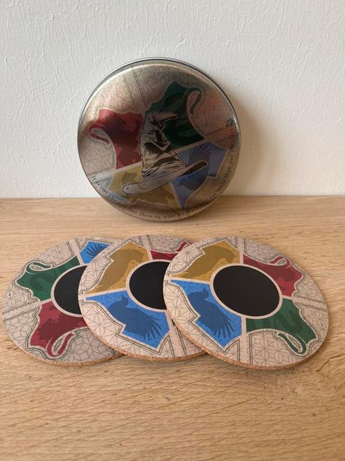 Harry Potter Onderzetters Set, Huis en Inrichting, Woonaccessoires | Onderzetters, Zo goed als nieuw, Glas of Kopje, Ophalen of Verzenden