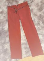 Oranje brique travelstof pantalon, Kleding | Dames, Broeken en Pantalons, Maat 38/40 (M), Oranje, Ophalen of Verzenden, Zo goed als nieuw