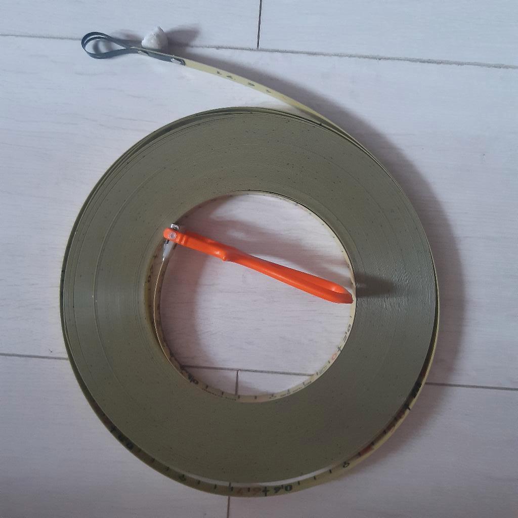 Vervangend meetlint van 50 meter metralon, Ophalen, Zo goed als nieuw