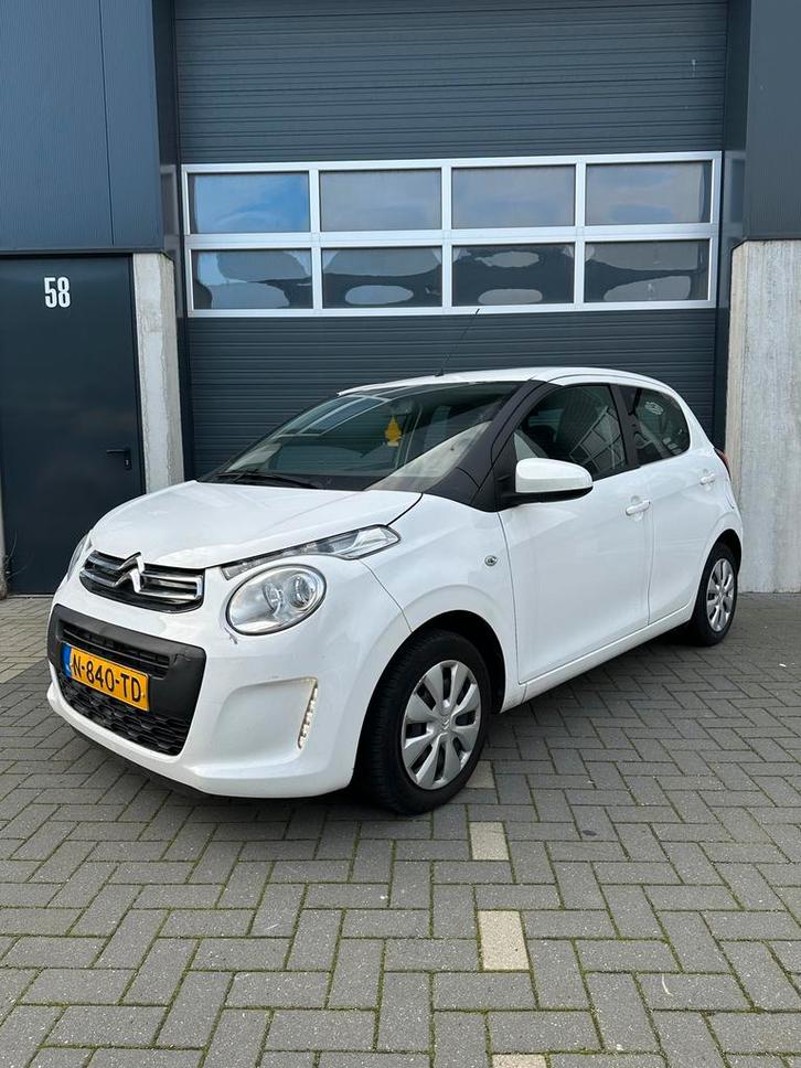 Citroën C1 1.0 VTi 72PK S&S 5D 2021 Wit, Auto's, Citroën, Bedrijf, C1, ABS, Achteruitrijcamera, Airbags, Airconditioning, Bluetooth