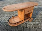 Vintage Aksel Kjersgaard grenen trolley, Odder Denemarken, Huis en Inrichting, Tafels | Bijzettafels, Ophalen, Gebruikt, 75 cm of meer