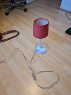 Leuke rode tafellamp, Huis en Inrichting, Lampen | Tafellampen, Ophalen, Gebruikt, Metaal, Modern